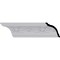Ekena Millwork 3 7/8"H x 3 3/4"P x 5 3/8"F x 94 1/2"L, (7 7/8" Repeat), Logan Crown Moulding MLD03X03X05LO - alternate 1